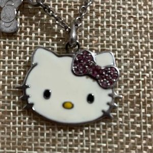 Hello Kitty sterling silver necklace